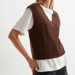 Brown Sweater Vest